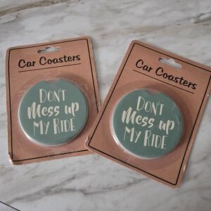 Kids Car Coasters - Green